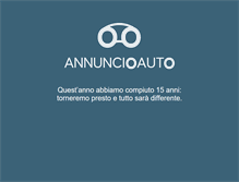 Tablet Screenshot of annuncioauto.it